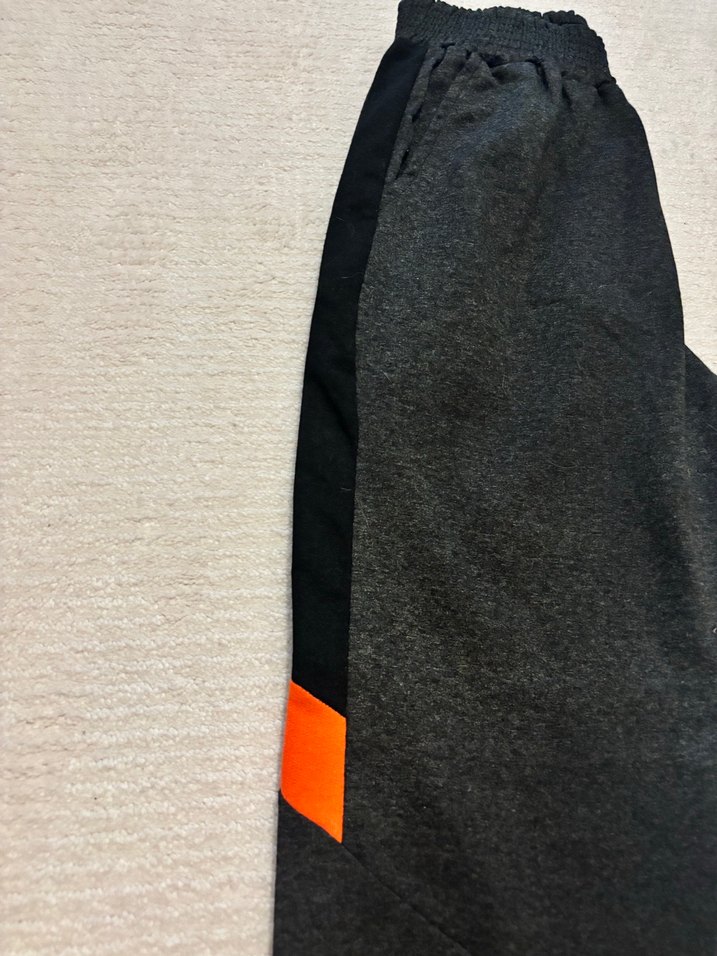 Gri Erkek Kadife Jogger Eşofman - Görsel 2