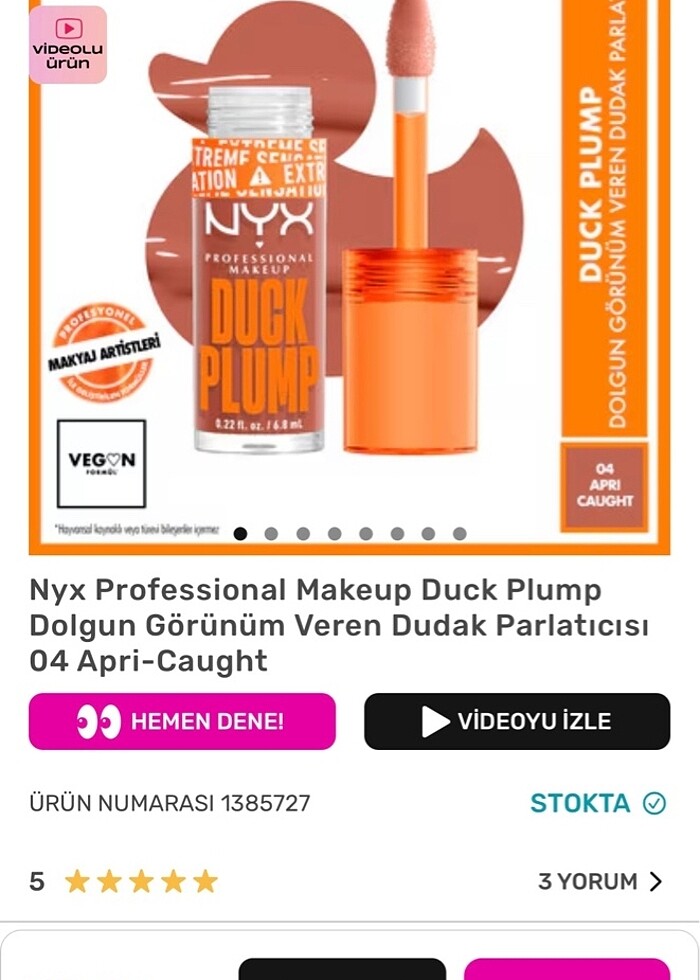 Nyx Duck Plump - Görsel 4