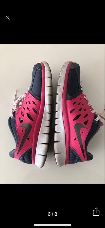 38 Beden pembe Renk Nike kadın spor ayakkabı Orjinal