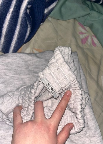 Gri Kadın Rahat Kesim Sweatpant - Görsel 2