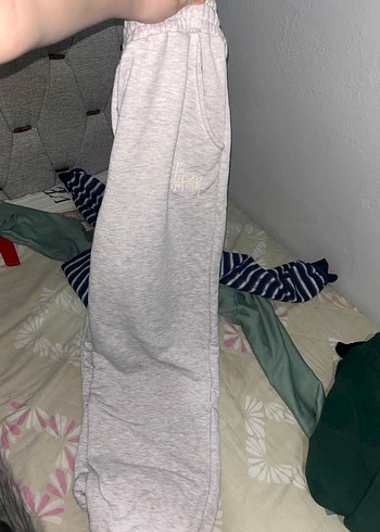 Gri Kadın Rahat Kesim Sweatpant - Görsel 4