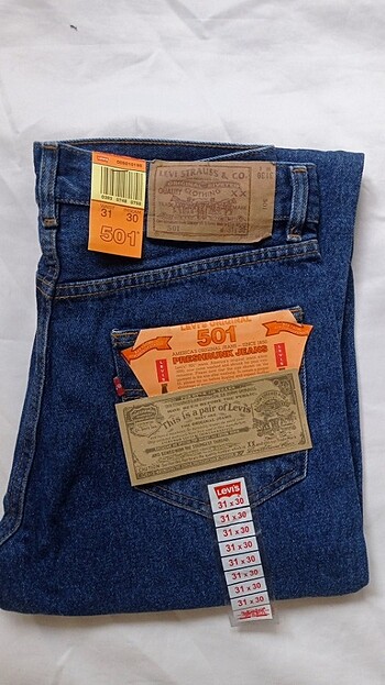 Levis 501 unisex bay bayan W 31 L 30 