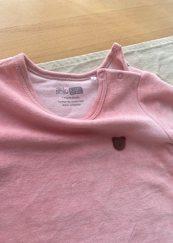 Uzun Kollu Pembe Bebek Body - Görsel 2