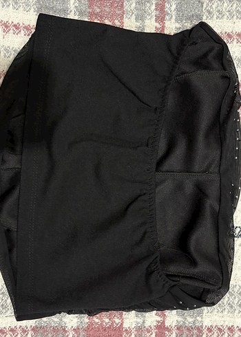 Puantiyeli Siyah Kadın Bustiyer - Görsel 3