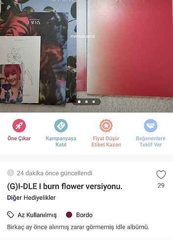 gidle özel albüm 