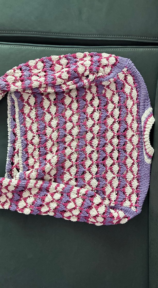 Bohem Tarz Çok Renkli Örgü Kadın Kazak - Görsel 4