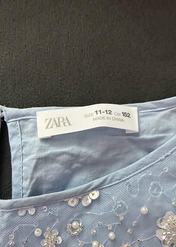 Beyaz Nakışlı Dantel Kız Elbisesi - Görsel 3