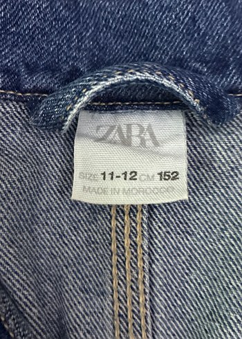 Düğmeli Kız çocuk Kot Ceket - Görsel 3