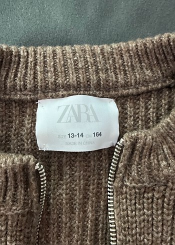 Kahverengi Örgü Kız çocuk Triko Takım 13-14 yaş 164 cm - Görsel 2