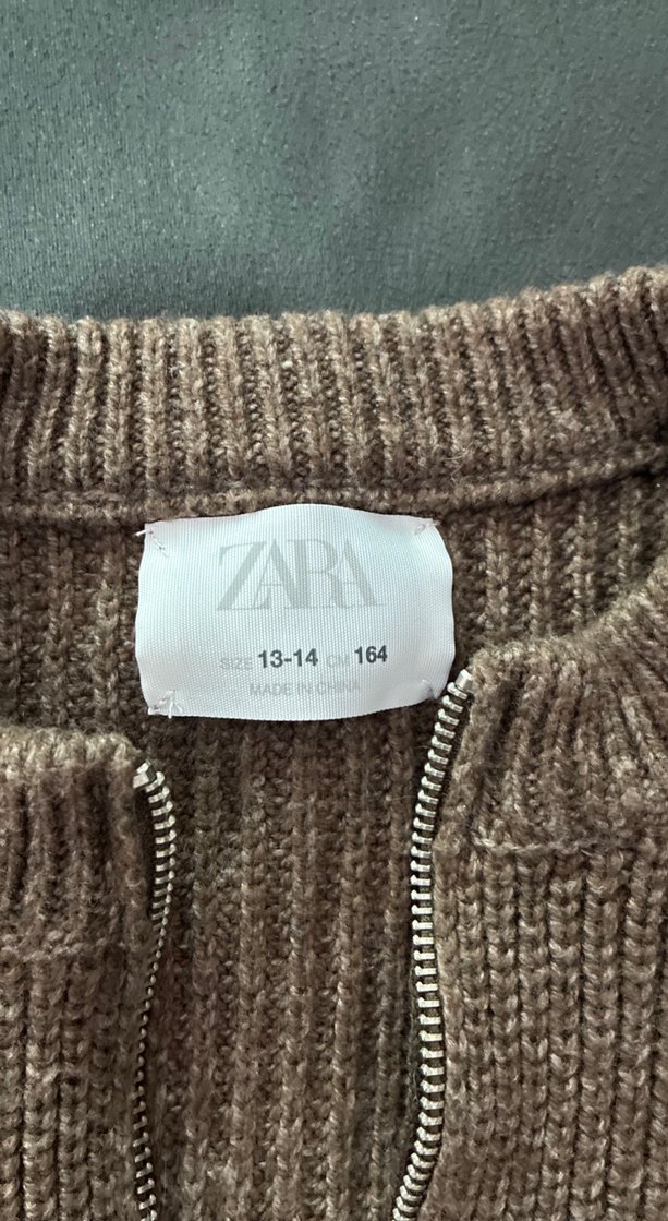 Kahverengi Örgü Kız çocuk Triko Takım 13-14 yaş 164 cm - Görsel 2