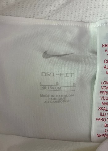 Beyaz Nike Mini Spor Şort - Görsel 2