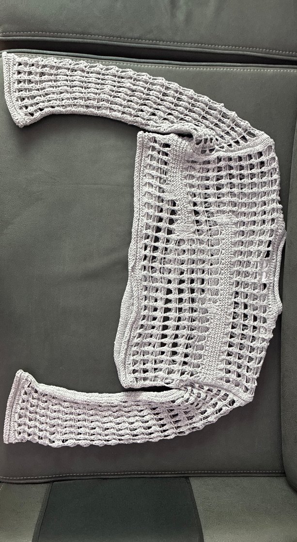 Gri Örgü Strappy Kız çocuk kazak 11-12 yaş 152 cm - Görsel 4