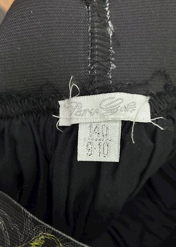 Sarı Siyah Desenli Fırfırlı Kız Eteği 9-10 yaş 140 cm - Görsel 4