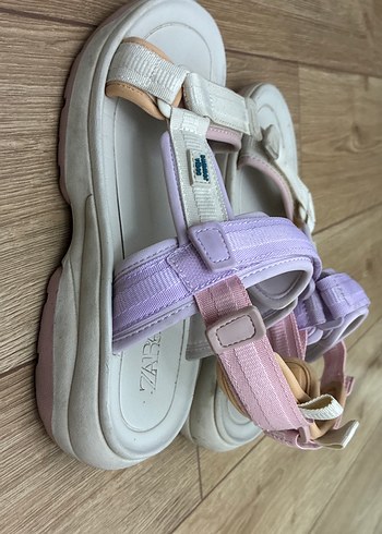 Pembe Pastel  Kadın Sandalet - Görsel 2