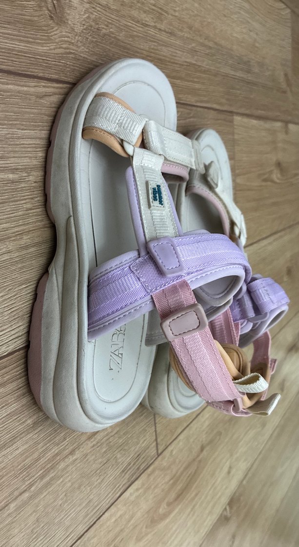 Pembe Pastel  Kadın Sandalet - Görsel 2