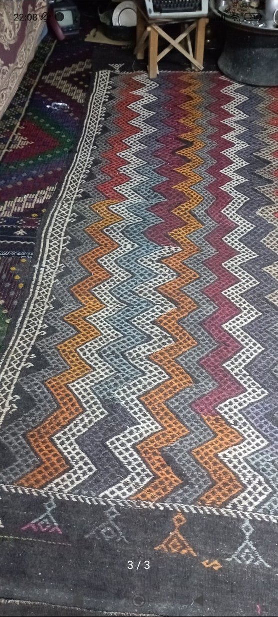 antika keçi kılı kilim (çul) - Görsel 2