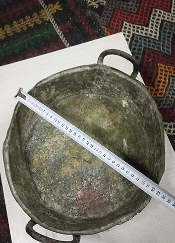 Beden camel Renk Antika bakır plav tavası