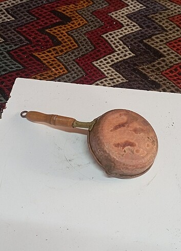 Antika bakır yağ tavası 
