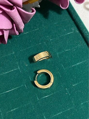 Cartier Çelik küpe