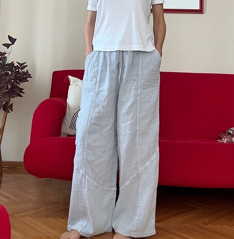 Polo Garage salaş pamuklu pantolon