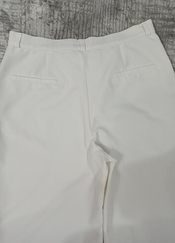 42 Beden beyaz Renk Kumaş pantolon 
