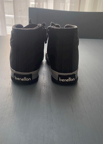 Siyah Erkek Çocuk Goth Tarzı Spor Ayakkabı - Görsel 5