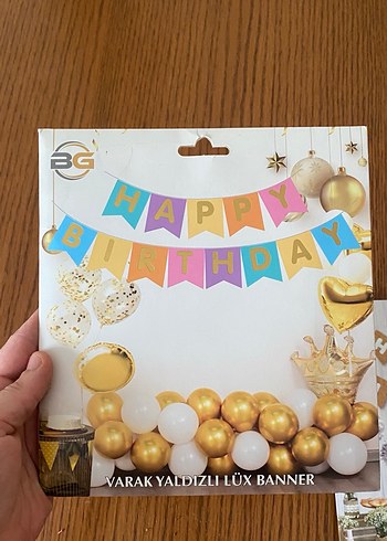 Renkli Doğum Günü Parti Süsleri - Görsel 4