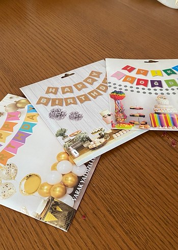 Renkli Doğum Günü Parti Süsleri - Görsel 2