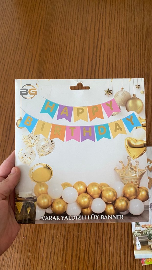 Renkli Doğum Günü Parti Süsleri - Görsel 4