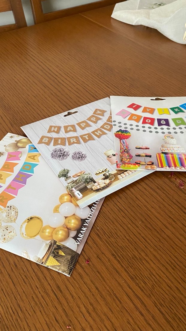 Renkli Doğum Günü Parti Süsleri - Görsel 2