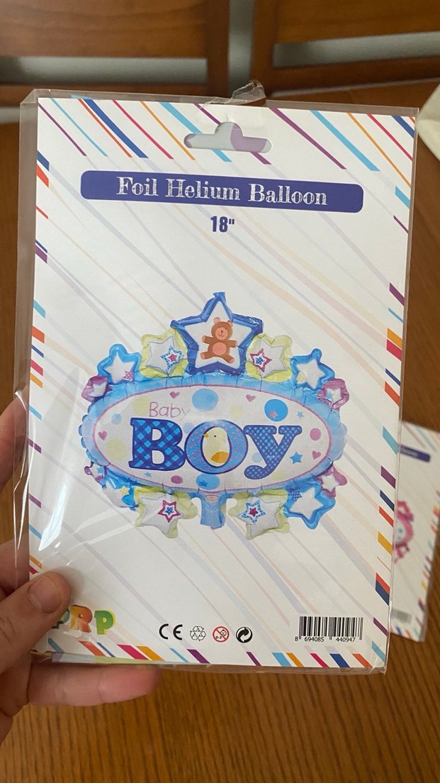 Renkli Erkek ve Kız Folyo Balon Seti - Görsel 3