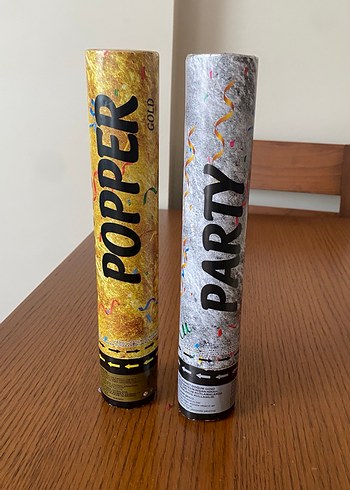 Altın Renkli Konfeti Patlatıcılar - Görsel 2