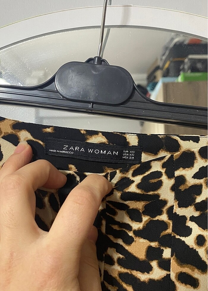 Zara leopar etek - Görsel 3