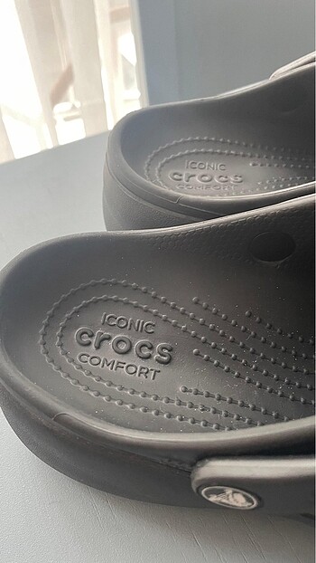 38 Beden Crocs siyah terlik