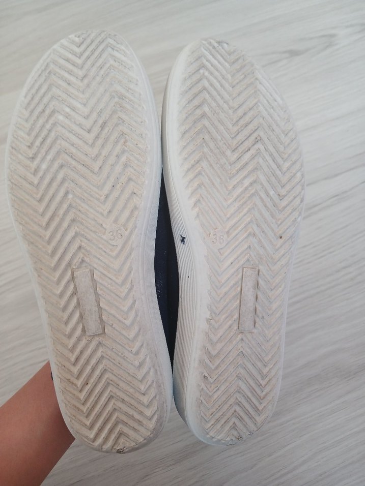 Koyu Mavi  Nakışlı Loafer - Görsel 4