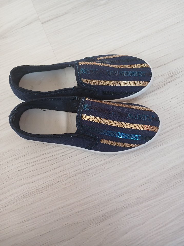 Koyu Mavi  Nakışlı Loafer - Görsel 2