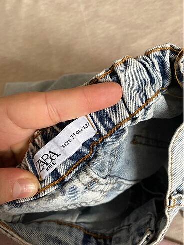 8 Yaş Beden mavi Renk Zara çocuk pantalon 5 6 yaş