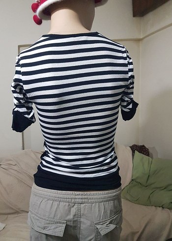 Kısa Kollu, Baskılı,Siyah Tişört - Görsel 3