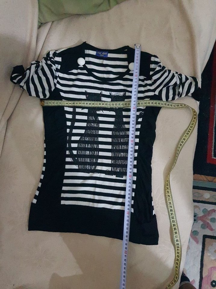 Kısa Kollu, Baskılı,Siyah Tişört - Görsel 4