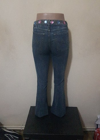 Payetli Kadın Kot Pantolon - Görsel 3