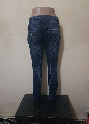 Lacivert Kot Pantolon - Görsel 3