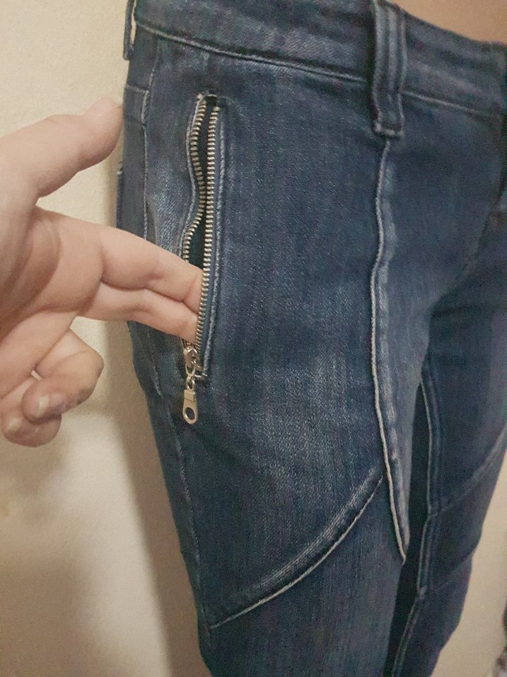 Lacivert Kot Pantolon - Görsel 5