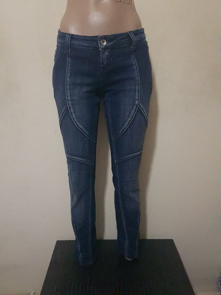 Lacivert Kot Pantolon - Görsel 2