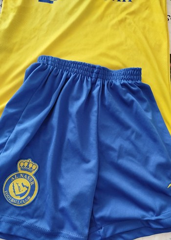 Sarı Mavi Erkek Spor Tişörtü erkek çocuk Ronaldo forma - Görsel 7