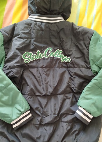 Erkek Çocuk Kapüşonlu Lacivert Mont 86 Detaylı - Görsel 4