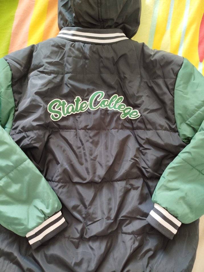 Erkek Çocuk Kapüşonlu Lacivert Mont 86 Detaylı - Görsel 4