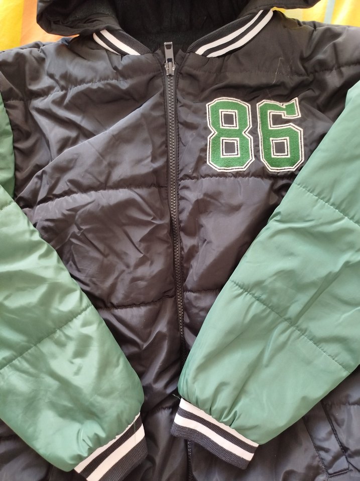 Erkek Çocuk Kapüşonlu Lacivert Mont 86 Detaylı - Görsel 3