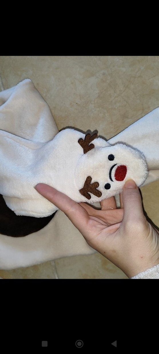 Düğmeli Beyaz Erkek Bebek Kışlık Tulum - Görsel 5