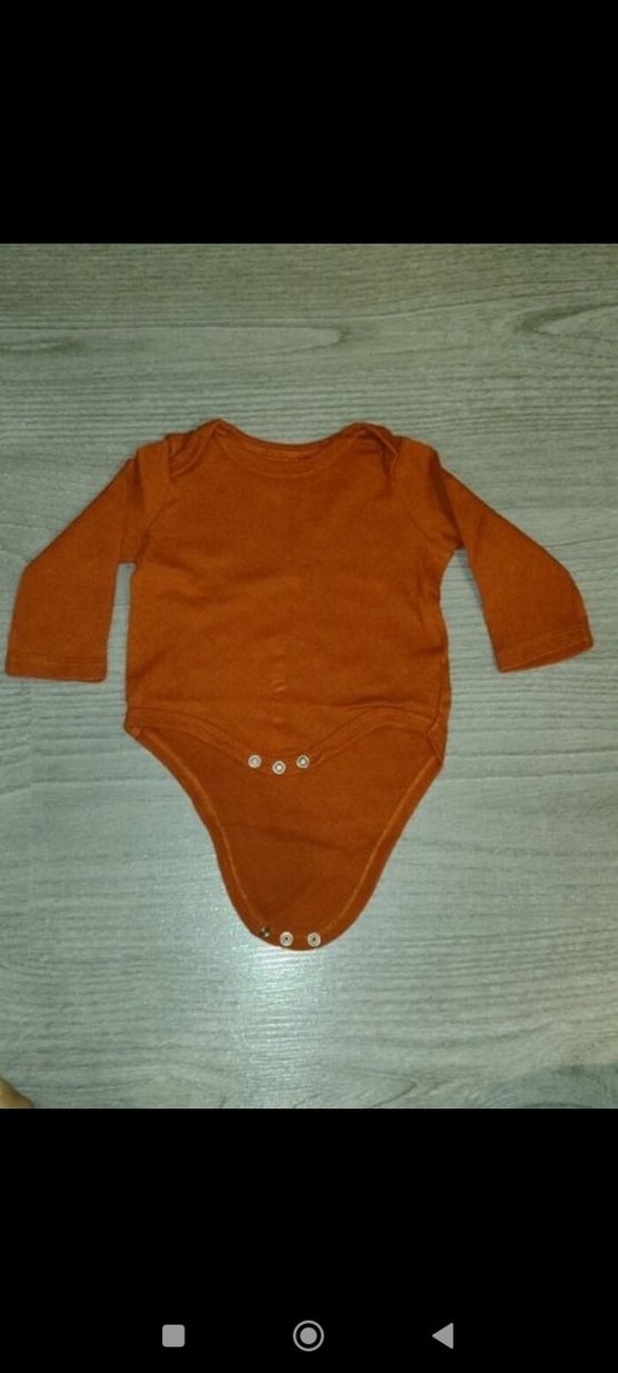 Uzun Kollu Pamuklu Bebek Body - Baskılı, Düğmeli - Görsel 3