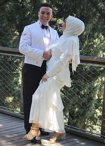 Tesettür Nikah elbise - Görsel 5